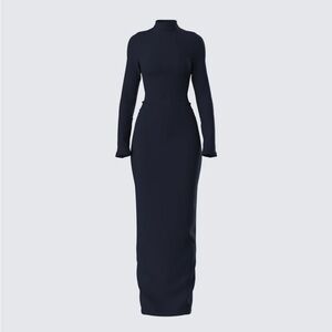 Finesse Lola Black Bodycon Maxi Dress